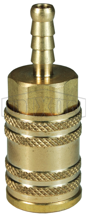 DIXON 2MS3-B ARO Manual Coupler, 1/4 Inch Size, 3/8 inch BARB, Brass | AZ8EFL