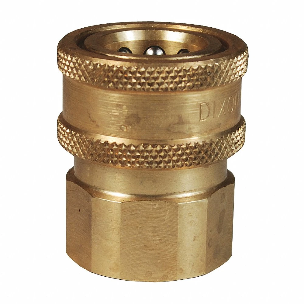 DIXON 2VF2-B Hydraulic Coupler Body, 1/4 Inch NPTF, Brass | BX6HMW