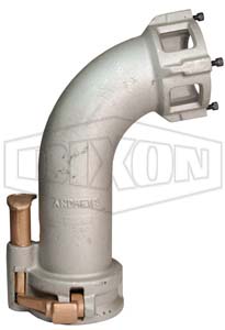 DIXON 300-TFG Tight Fill Drop Elbow, 3 Inch Size, With Plunger Type Handle, Aluminium | BX6NWQ