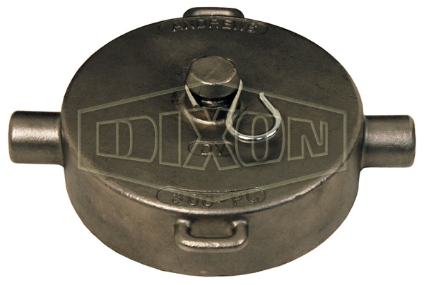DIXON 300PCSSAP Tank Truck Pipe Cap, Female BSPP, 3 Inch Size, Stainless Steel | AM7XMJ