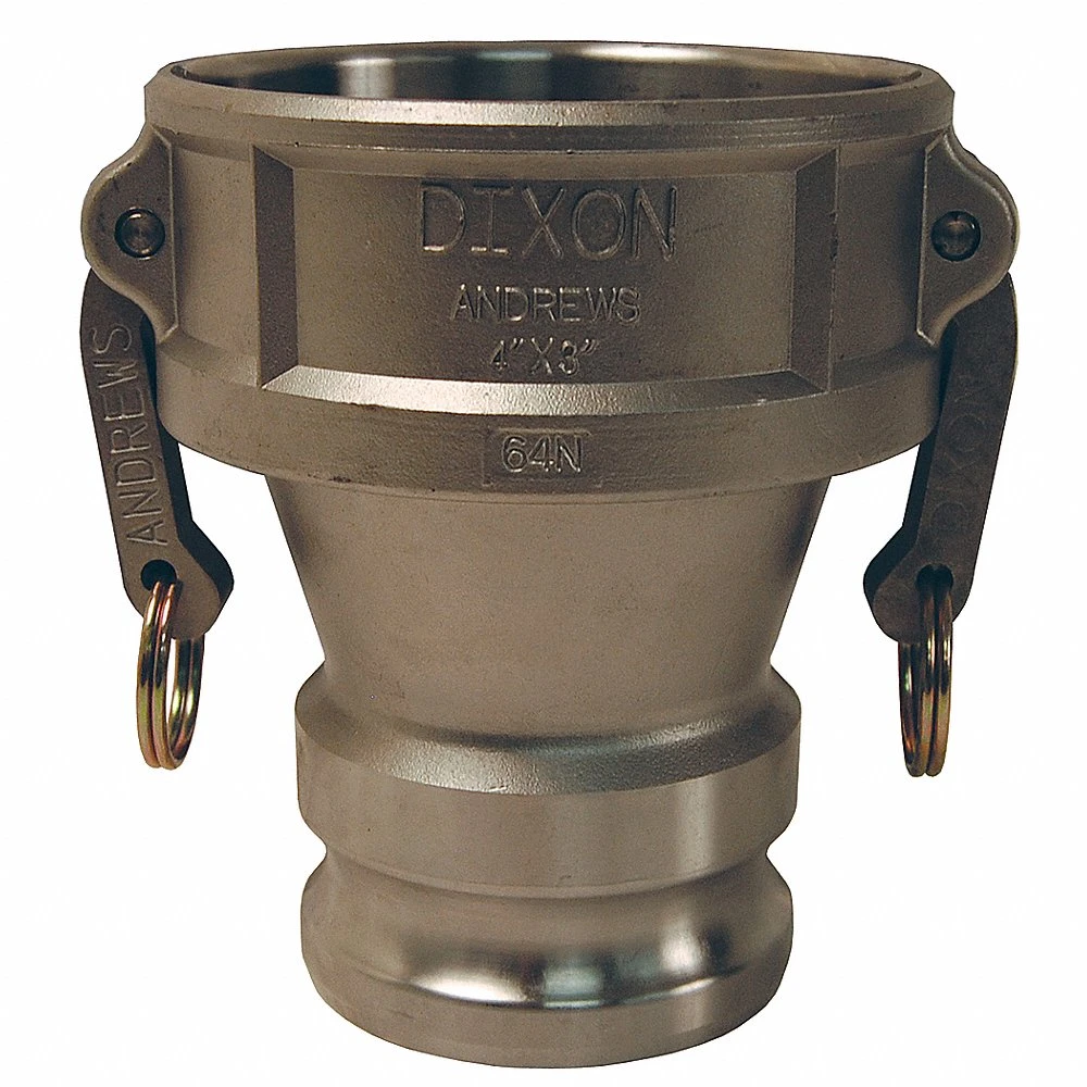 DIXON 3020-DA-SS Reducing Coupler, Coupler x 2 Inch Adapter, Stainless Steel, 3 Inch Size | AB8QCG 26W653