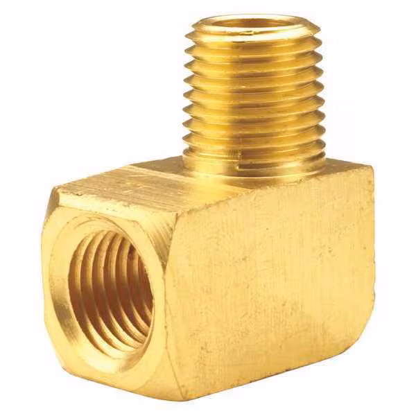 DIXON 3040404C Extruded Street Elbow, 1/4 Inch FNPTF x 1/4 Inch MNPTF, 90 Degree, Brass | AK2PAG