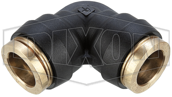DIXON 31020400DOT DOT Push-In Union Elbow, 5/32 Inch Tube | BX7YTK
