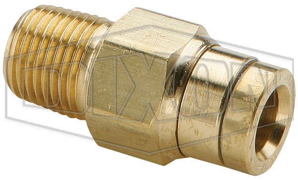 DIXON 31156014DOT DOT Push-In Straight Connector, Male, 3/8 Inch Tube x 1/4 Inch MNPT | AN7NNW