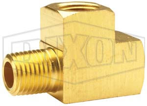 DIXON 3260606C Street Tee, 3/8 Inch MNPTF x 3/8 Inch FNPTF, Brass Extruded | AL2XLR