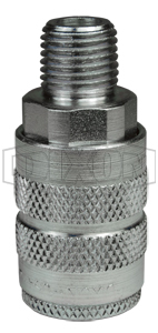 DIXON 3JM2 Truflate Coupler, 1/4 Inch M-NPTF, Steel | BX6PVV