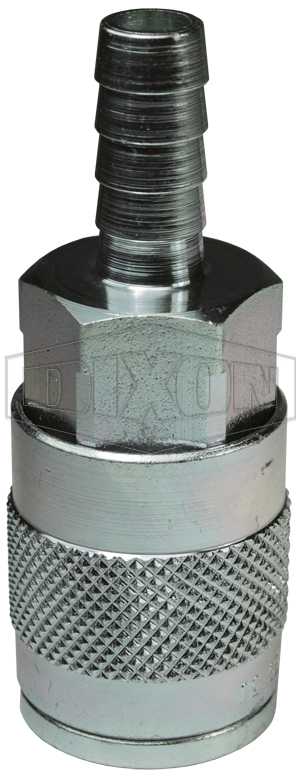 DIXON 3JS4 Truflate Coupler, 1/2 Inch Barb, Steel | BX6PVU