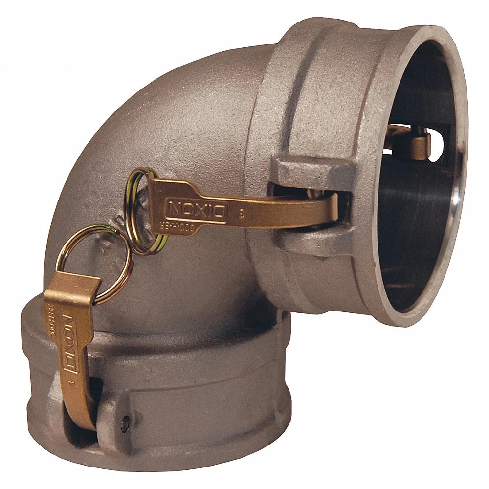 DIXON 400DD-90AL Coupler Elbow, 4 Inch Size, 90 Deg. Bend, Female x Female | AL3AKK