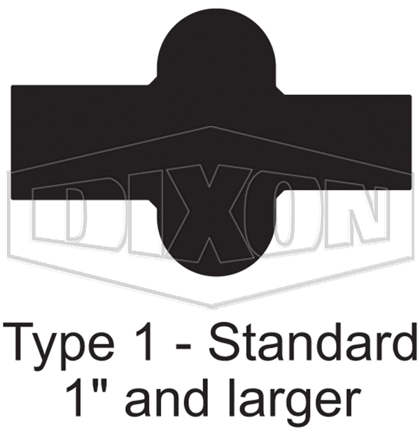 DIXON 40MP-UZ300 Gasket, Buna Metal Detectable, Black, 3 Inch Size | AN7CBB