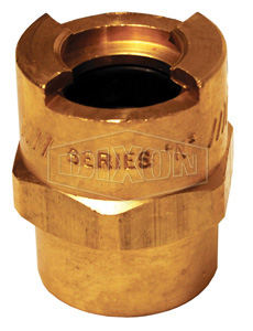 DIXON 4NBF8-B Bowes Coupler, 1 Inch-11 BSPP, Brass | BX6RDW