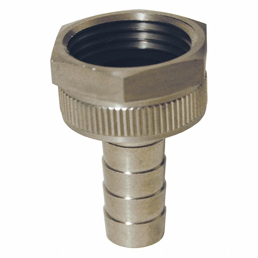DIXON 5910812SS Std. Shank Female W/Swivel Nut, 1-3/16 Inch Hex, 1/2 Inch I.D. | BX6JMF