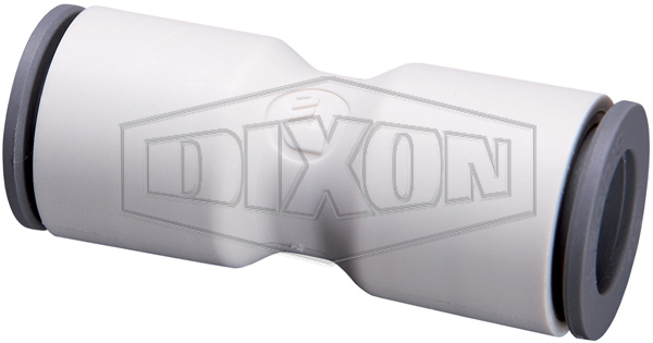 DIXON 63065600WP2 Liqui-Fit Union Connector, Nylon, 1/4 Inch Tube O.D. | BX7ZKE