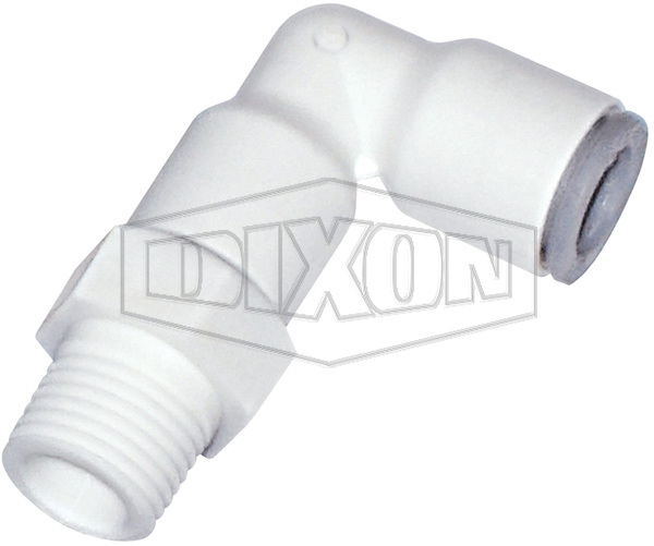 DIXON 65096014WP2 Liqui-Fit Swivel Elbow, Nylon, 3/8 Inch Tube O.D. x 1/4 Inch MNPTF | BX6HUX