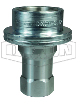 DIXON 3HSBF3-S Steam Coupler, 3/8 BSPP, 303 Stainless Steel | BX6PUR