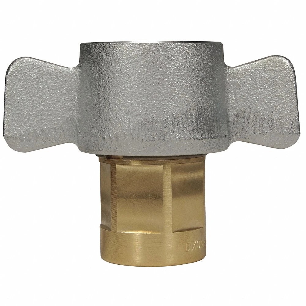 DIXON 8WF8-B Hydraulic Coupler Body, Wing Style, 1 Inch Size, 1 Inch NPTF, Brass | BX6GYW