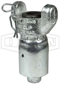 DIXON AM6WF Air King With Ferrule, 1-4/64 To 1-22/64 Inch Hose O.D., Iron | AL2KPY