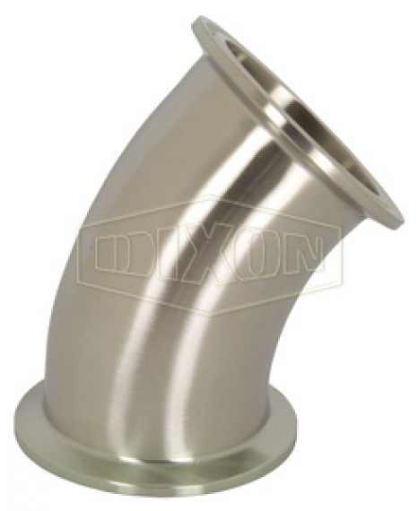 DIXON B2KMP-R600 Elbow, 45 Degree, 6 Inch Dia., 316L Stainless Steel | AL8AJC