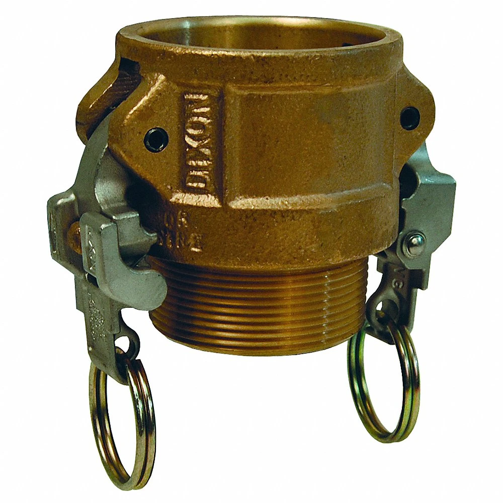 DIXON BB400EZ Ez Cam And Groove Type B Coupler x Male NPT, Brass, Buna-N Seal, 4 Inch Size | AN6YHH