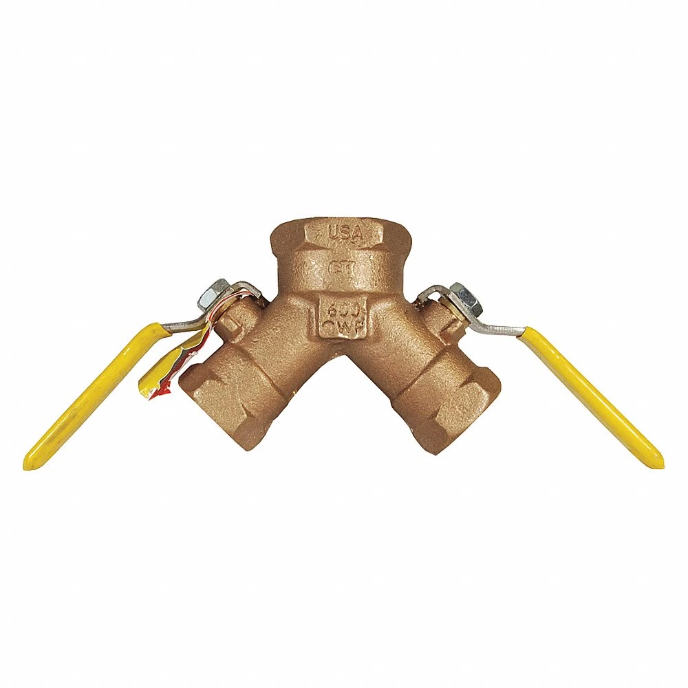 DIXON BBV100DWV Dual Y Valve, Vented, 1 FNPT Inlet, Bronze, 3/4 FNPT Outlet | BX6HDW