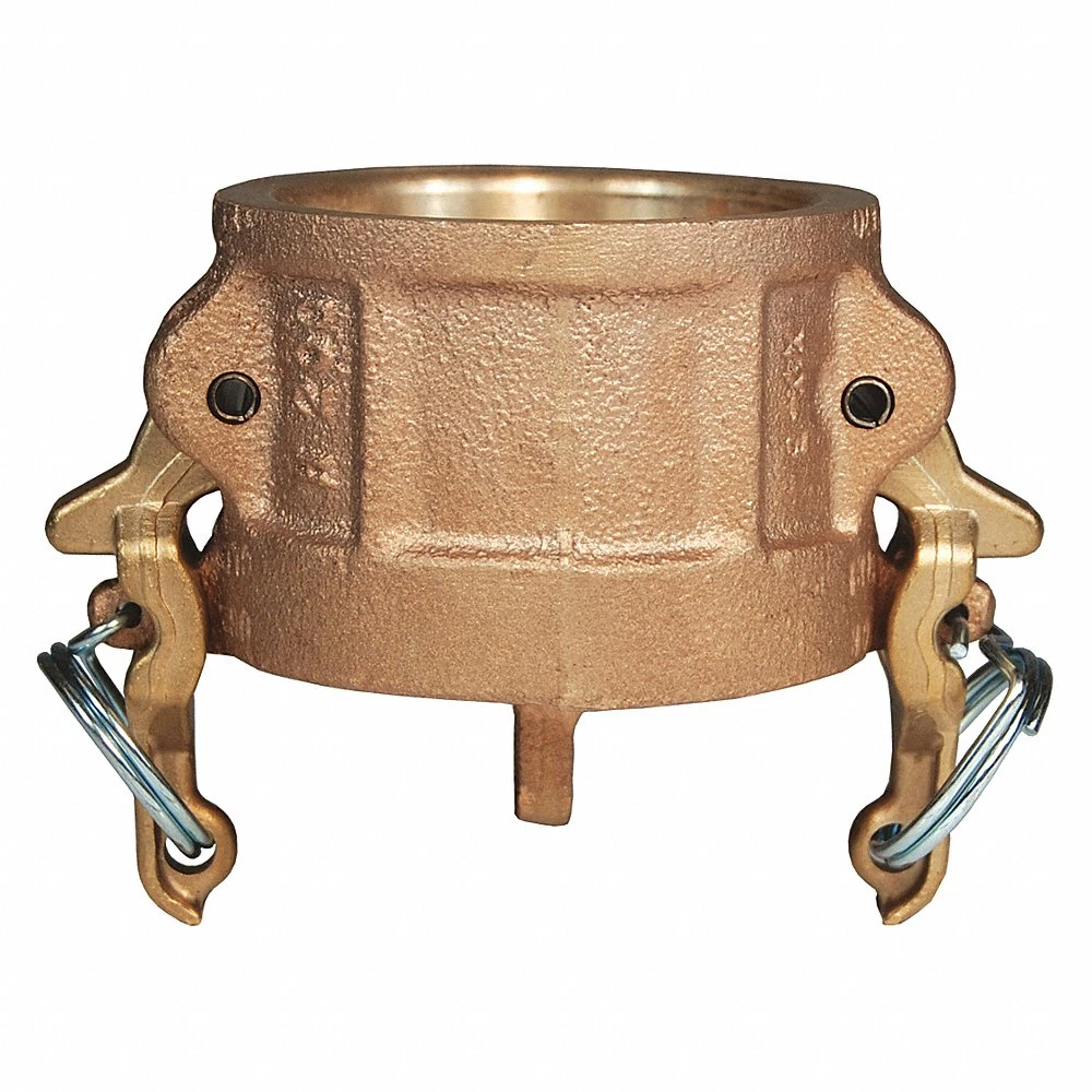 DIXON BH250 Cam And Groove Type H Dust Cap, Brass, Buna-N Seal, 2-1/2 Inch Size | BX6YWA