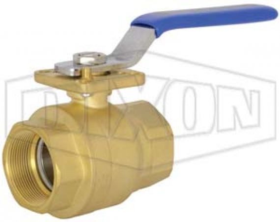 DIXON BV2BV-15011-A Ball Valve, 1-1/2 Inch Size, Brass | BX6JTG