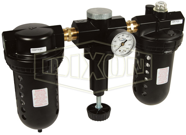 DIXON C31-08M Filter Regulator Lubricator Combo, Transparent Bowl, Guard, 1 Inch Size | AM7CYW