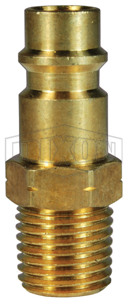 DIXON CJ2M2-B High Flow Nipple, 1/4 Inch Size, 1/4 Inch MNPTF, Brass | BX6JVK