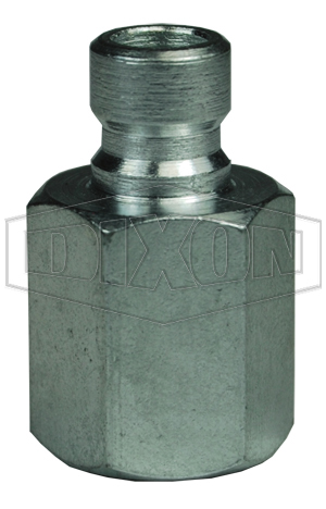 DIXON V4F4 Valved Female Plug, Snap-Tite H/IH Interchange | BX7XAC