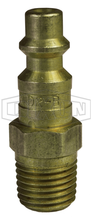 DIXON D2M1-B Threaded Plug, M-NPTF Thread, 1/8 Inch Thread, Brass | BX7CPR