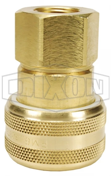 DIXON DC7024 Threaded Coupler, Industrial Automatic, Female | AK2KLW