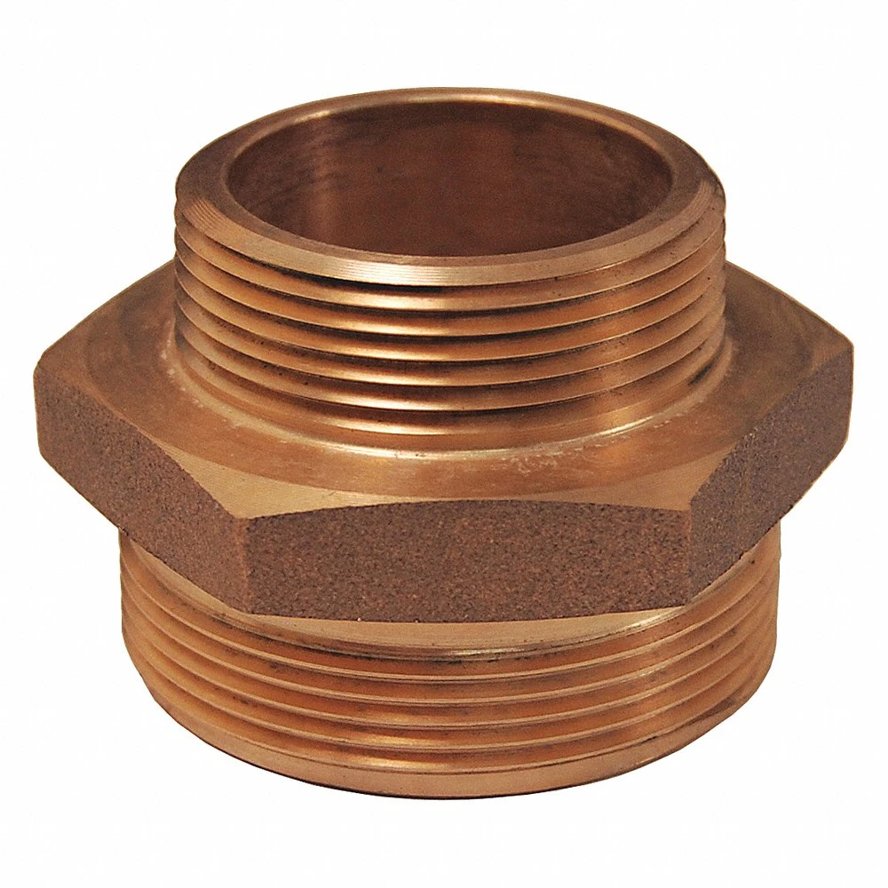 DIXON DMH2025F-D Male Hex Nipple, Double, NPT x NST Thread, 2 x 2-1/2 Inch Thread | BX7DZA