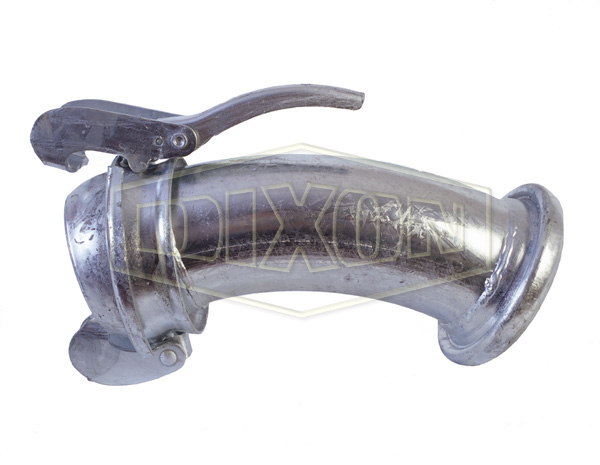 DIXON EL31510-45 Type B Male x Female 45 Deg. Elbow, Galvanized Steel, 10 Inch Size | BX7ECH