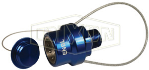DIXON ENBL-P5 High Flow Nozzle, Navy, Nozzle With Plug, 50 Gpm At 40 PSI Flow, MNPT Thread | BX7EHB