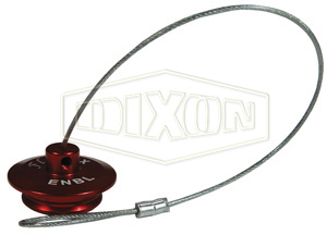 DIXON ENBL-PLUG Engine Oil Nozzle Plug, Red, Anodized Aluminium | BX7EHD