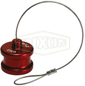DIXON ERS-CAP Engine Oil Receiver Cap, Red, Anodized Aluminium | AM4DAJ