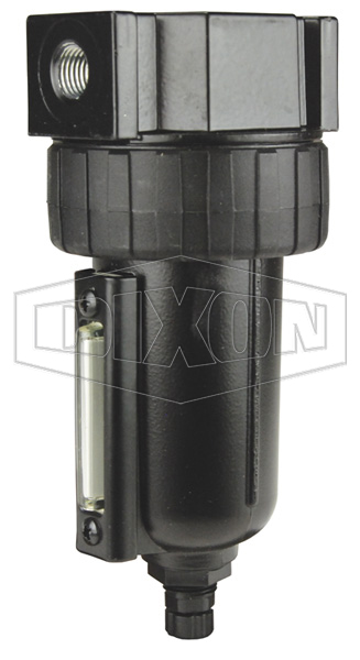 DIXON F602-028A F602 Watts Frl Compact Filter, Automatic Drain, Zinc Bowl W/Sight Glass | BX7EML