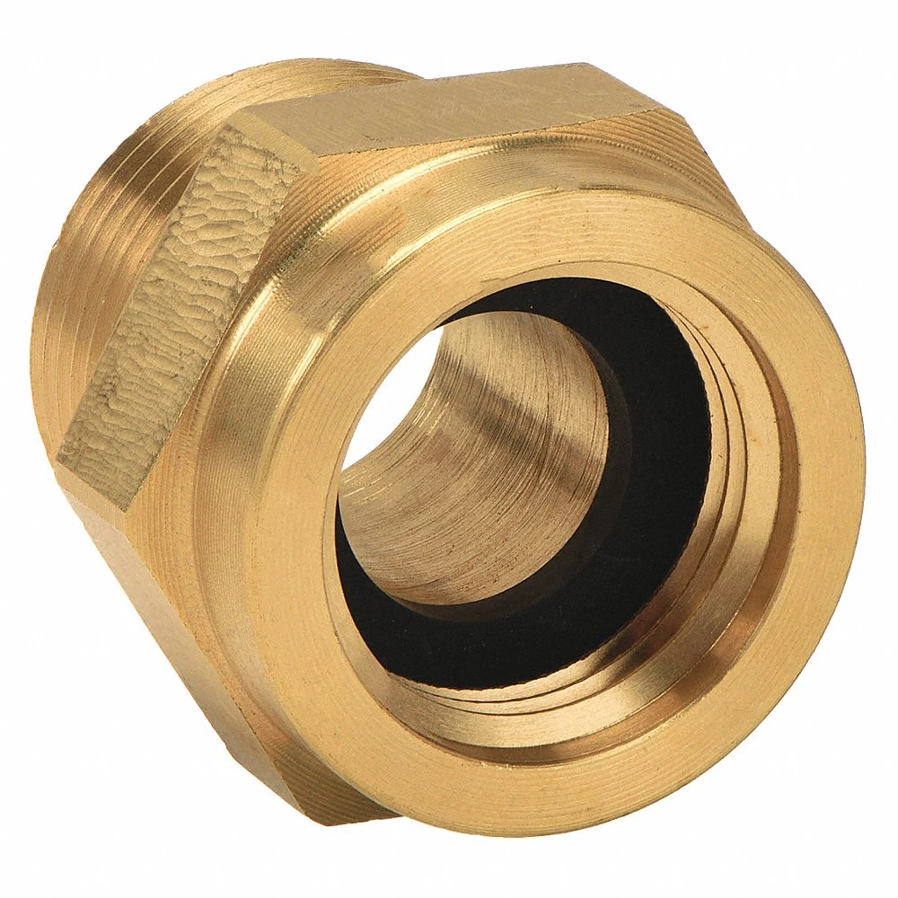 DIXON FM7610T Female to Male Hex Nipple, GHT to NPT, 3/4 to 1 Inch Size, Brass | AE8CZV 6CLW9