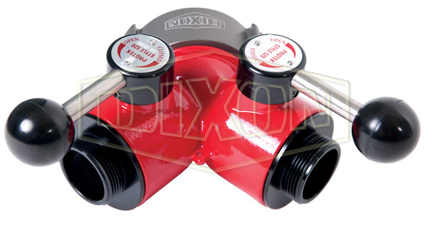 DIXON FMBV25F25F Ball Valve, 2-Way, Female Swivel Inlet, 2-1/2 NST Inlet, 2-1/2 MNST Outlet | BX7FKM