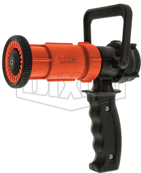 DIXON FNPSO150F-70 Polycarbonate Ball Shut-Off W/Nozzle, Orange, 70 Gpm Flow | AM4TYN