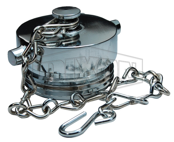 DIXON FP150F-C Brass Pin Lug Plug, Polished Chrome Plated Finish, Cast Brass, 1-1/2 Inch Size | BX7FVL