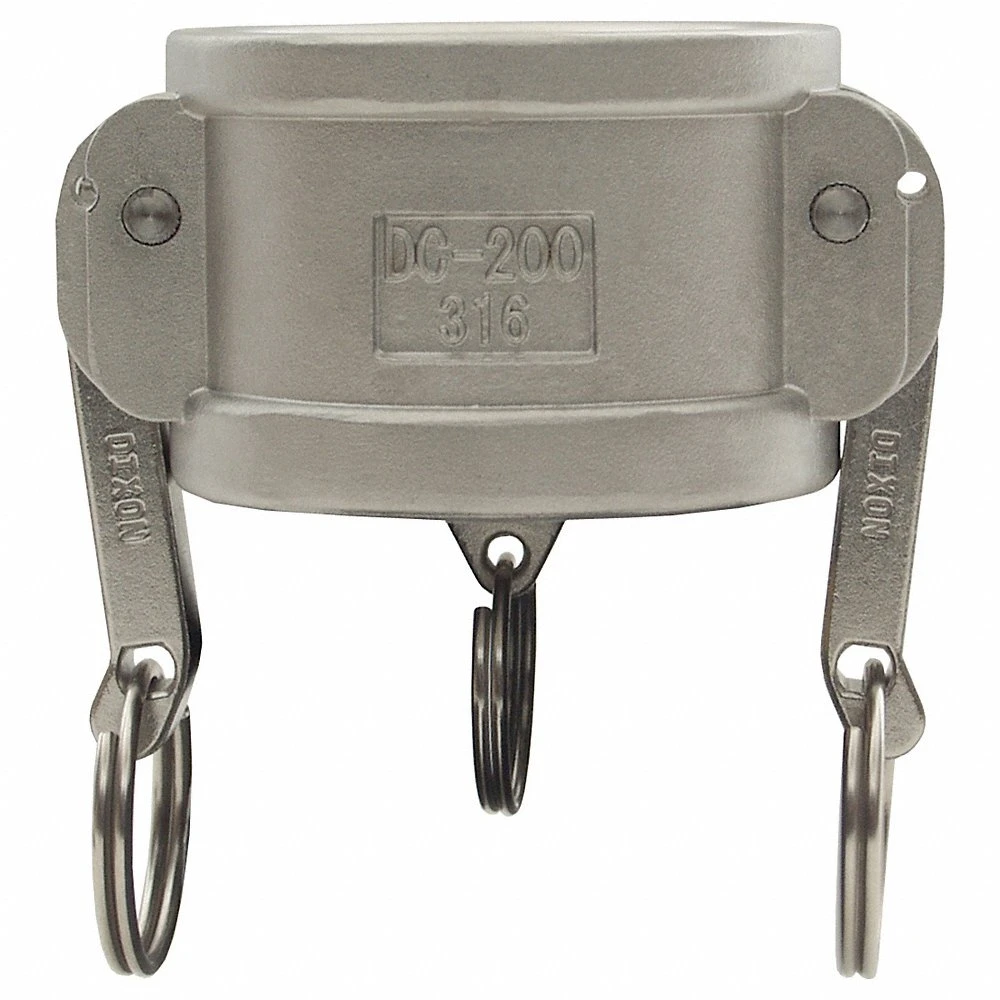 DIXON G200-DC-SS Cam And Groove Type Dc Dust Cap, Stainless Steel Handle Component, 2 Inch Size | AM4LER
