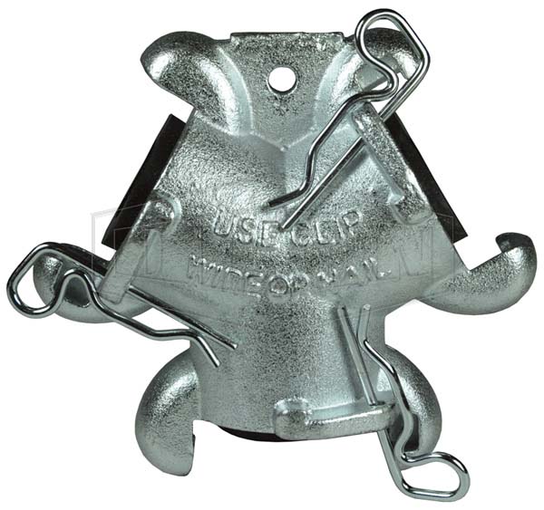 DIXON GAM10 2-Lug Triple Connection, Global, Plated Steel, Rubber Seal | AM7ZMB