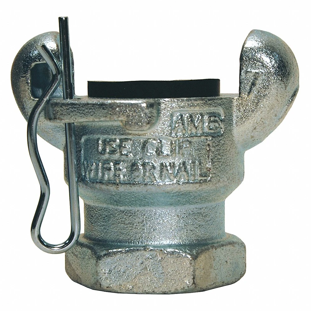 DIXON GAM8 2-Lug Female NPT Ends, Global, Plated Steel, Rubber Seal, 3/4 Inch Size | AM4DBR