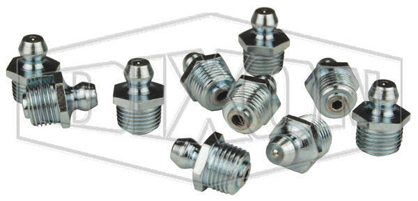 DIXON GWHZ000R Grease Whip Zerk, Ball Check, Retail Packaged, Retail Pack, 0.43 Inch Hex | AZ4KWH