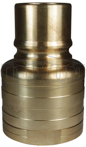 DIXON H12BF12-B ISO-B Plug, BSPP Thread, 1-1/2 Inch Thread, Brass | BX7HFY