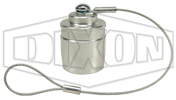 DIXON H8DC-A ISO-B Dust Cap, 1 Inch Size, Aluminium | BX6JZN