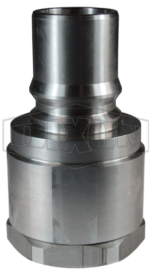 DIXON H12F12-SS ISO-B Plug, NPTF Thread, 1-1/2 Inch Thread, 316 Stainless Steel | BX7HGM