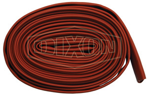 DIXON H525R100UC Nitrile Covered Fire Hose, Light Duty, 2-13/16 Inch Bowl Size, Uncoupled | BX7HKU