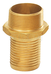 DIXON H5242L-A Petroleum 520-H Male Coupling, 2 Inch Hose Size, Brass | BX7HKT