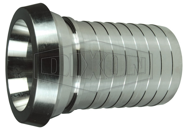 DIXON HA0243 Din External Crimp Female Stem, 80 Dn Size, 316 Stainless Steel, 3 Inch Size | BX7HNZ